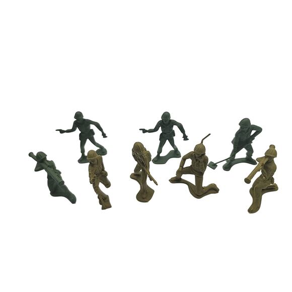 Lot of 21 Army Men Toy Soldiers Miniature Action Figures Pretend Play - Picture 2 of 7